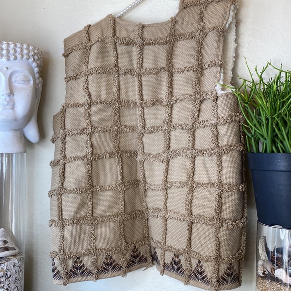 Sherpa lined boho vest - Picture 3 of 3